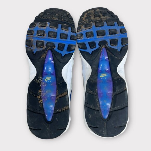 Nike Air Max Kaomoji White Blue Purple Sneakers DD9600-100 Men's Size 14 - Picture 6 of 10